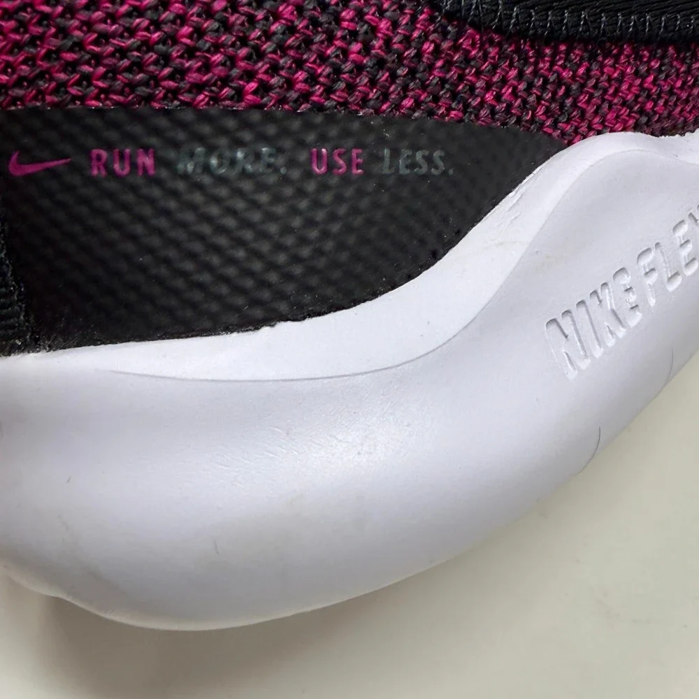 Nike Flex Experience Run 9 Running Shoes Black Fireberry CI9964-001 Womens Sz 10